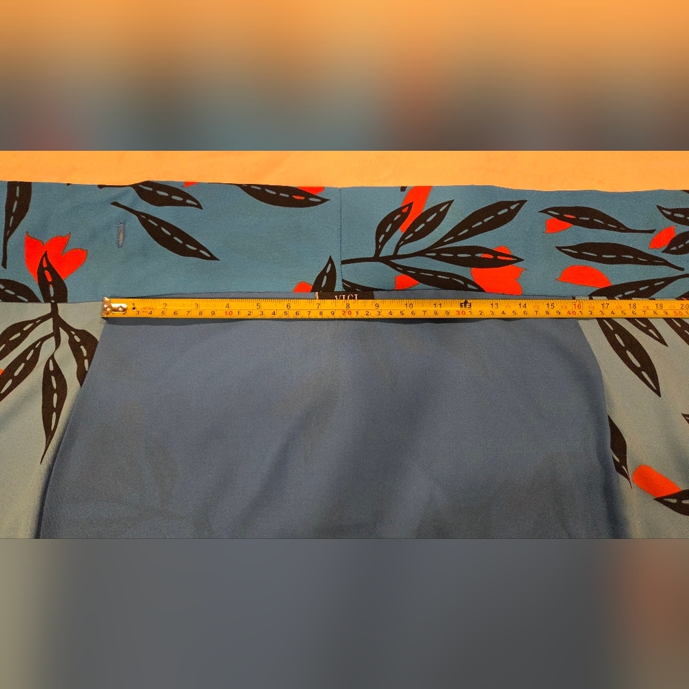 VICI Floral Blue Maxi Wrap Skirt Size S. - Picture 9 of 14